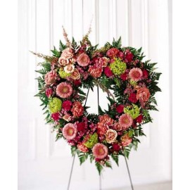 Eternal Rest Heart Wreath